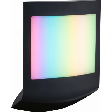 Paulmann 94513 - RGBW LED/8.2W IP44 Dimmable outdoor wall light with motion and dusk sensor PADEA 230V anthracite