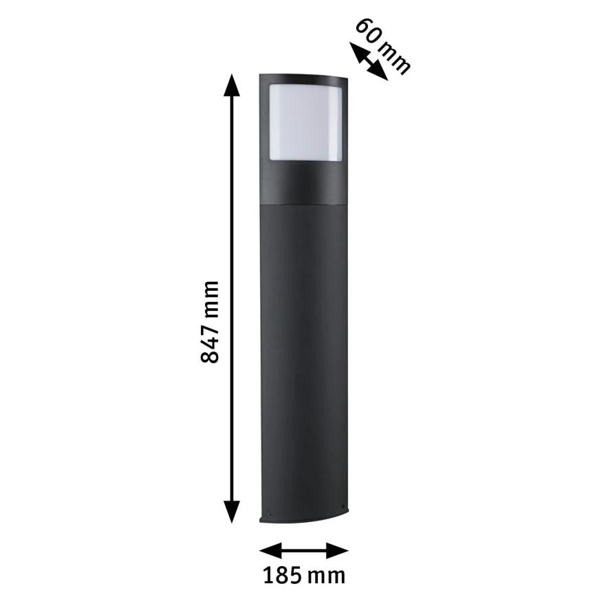 Paulmann 94515 - LED 8.5W IP44 Dimmable house number light with motion and dusk sensor PADEA 230V Anthracite