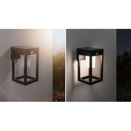 Paulmann 94572 -LED/5,5W IP44 Solar wall light with sensor MARISOL 3,7V