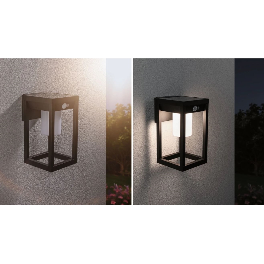 Paulmann 94572 -LED/5,5W IP44 Solar wall light with sensor MARISOL 3,7V