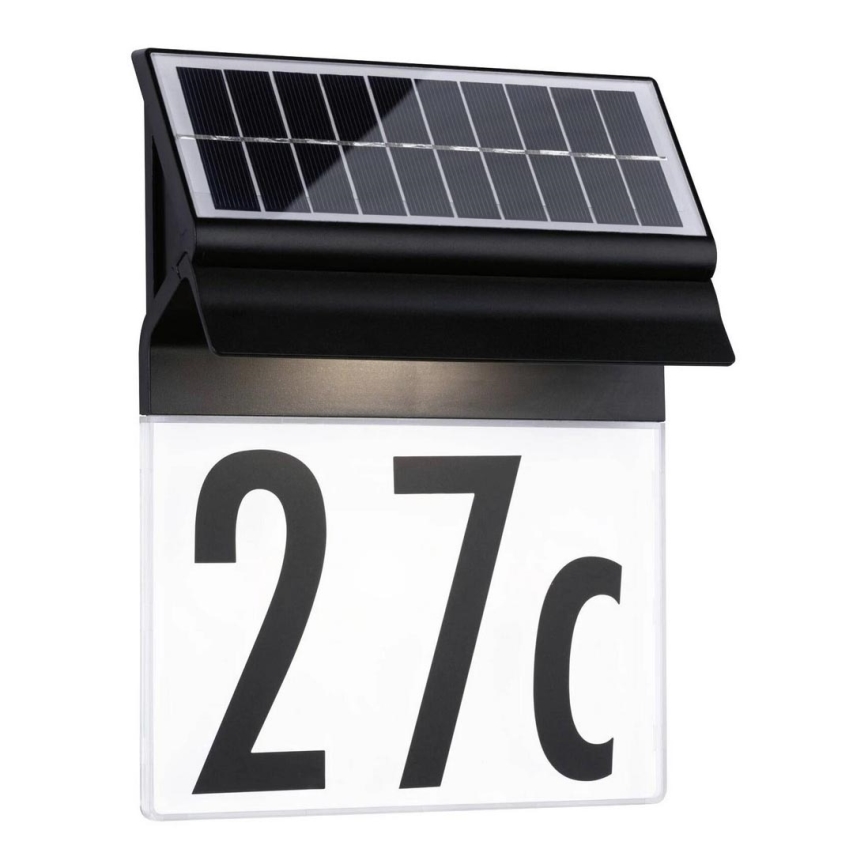 Paulmann 94694 - LED/0,2W IP44 Solar house number NEDA 3,7V 1800 mAh