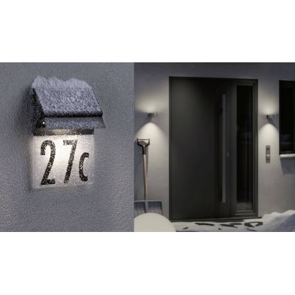 Paulmann 94694 - LED/0,2W IP44 Solar house number NEDA 3,7V 1800 mAh