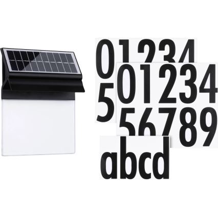 Paulmann 94694 - LED/0,2W IP44 Solar house number NEDA 3,7V 1800 mAh