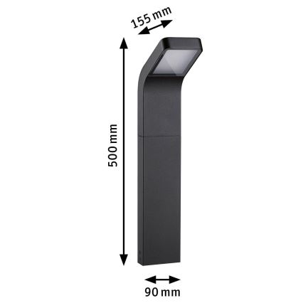 Paulmann 94746 - LED/7,5W IP44 Outdoor lamp KULMA 230V