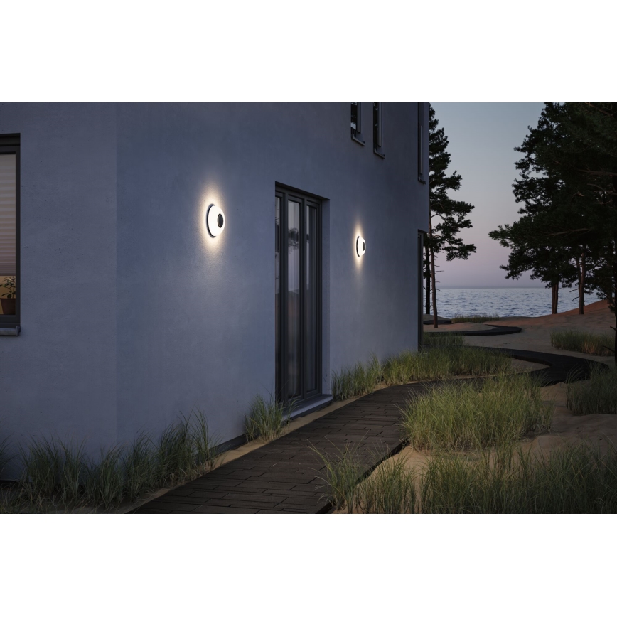 Paulmann 94955 - LED/20.5W IP65 Dimmable outdoor wall light AUREVA 230V 2200/3000/4000K anthracite