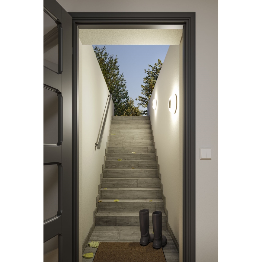 Paulmann 94955 - LED/20.5W IP65 Dimmable outdoor wall light AUREVA 230V 2200/3000/4000K anthracite