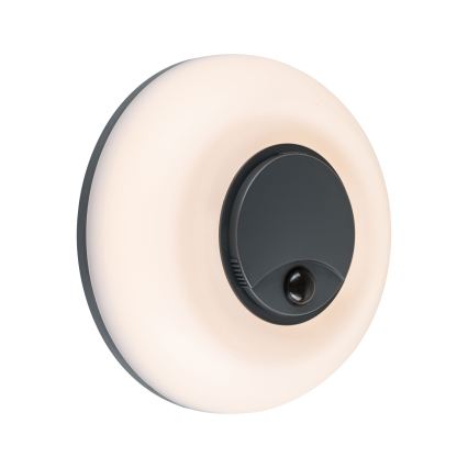 Paulmann 94956 - LED/20,5W IP65 Dimmable outdoor wall light with motion and dusk sensor AUREVA 230V 2200/3000/4000K anthracite