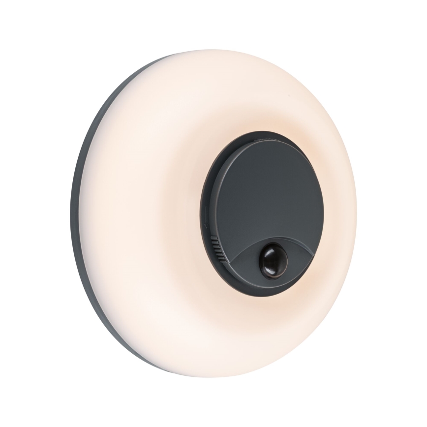 Paulmann 94956 - LED/20,5W IP65 Dimmable outdoor wall light with motion and dusk sensor AUREVA 230V 2200/3000/4000K anthracite