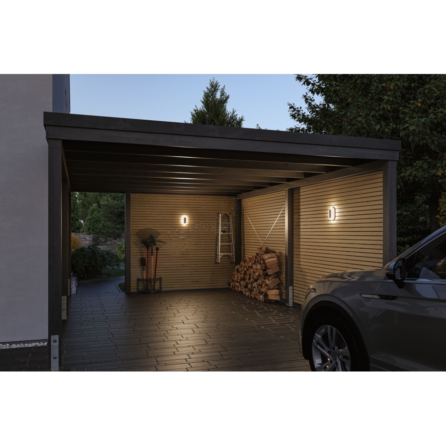 Paulmann 94957 - LED/18,5W IP65 Dimmable outdoor wall light ELUNOR 230V 2200/3000/4000K anthracite