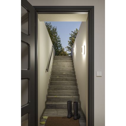 Paulmann 94957 - LED/18,5W IP65 Dimmable outdoor wall light ELUNOR 230V 2200/3000/4000K anthracite