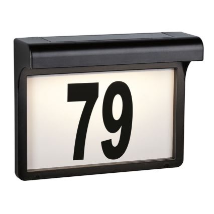 Paulmann 95388 - LED/0,05W IP44 Solar house number with sensor DAYTON 4,8V