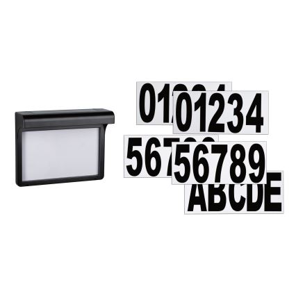 Paulmann 95388 - LED/0,05W IP44 Solar house number with sensor DAYTON 4,8V