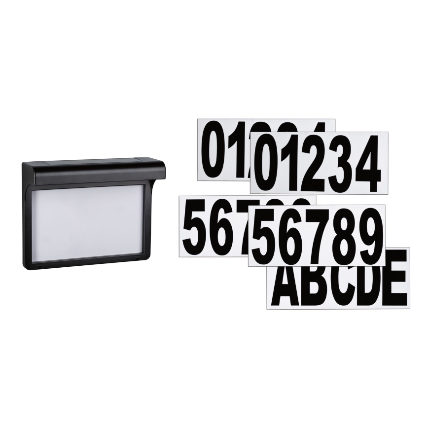 Paulmann 95388 - LED/0,05W IP44 Solar house number with sensor DAYTON 4,8V