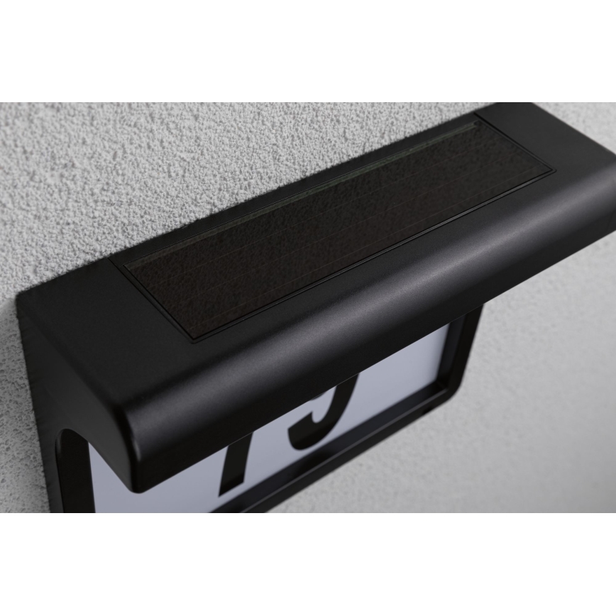 Paulmann 95388 - LED/0,05W IP44 Solar house number with sensor DAYTON 4,8V