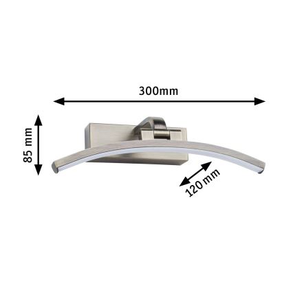 Paulmann 95559 - BENTO LED Picture Light, 6W, 230V, 30 cm, Brass