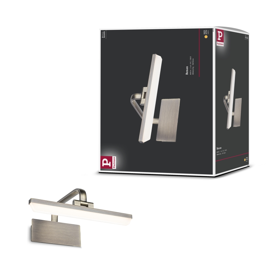 Paulmann 95568 - RENAN LED/6W Picture Light 230V 30 cm Brass