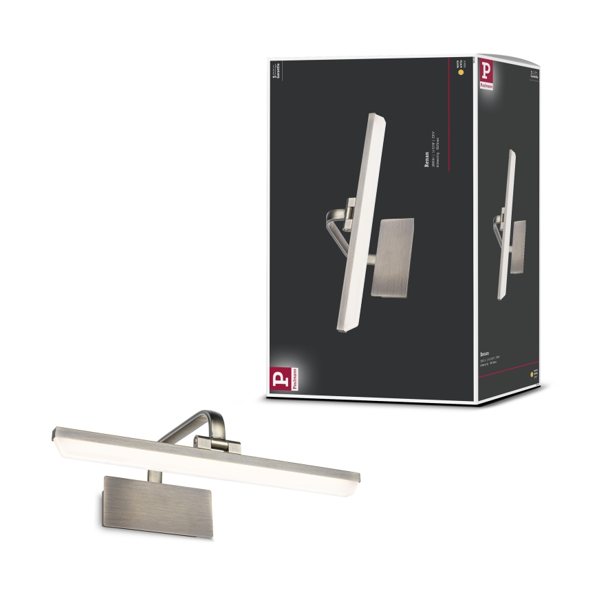 Paulmann 95569 - RENAN LED Picture Light, 9.5W, 230V, 40 cm, Brass