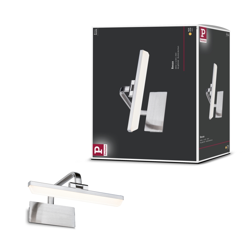 Paulmann 95571 - LED/6W Picture Light RENAN 230V 30 cm Matte Chrome