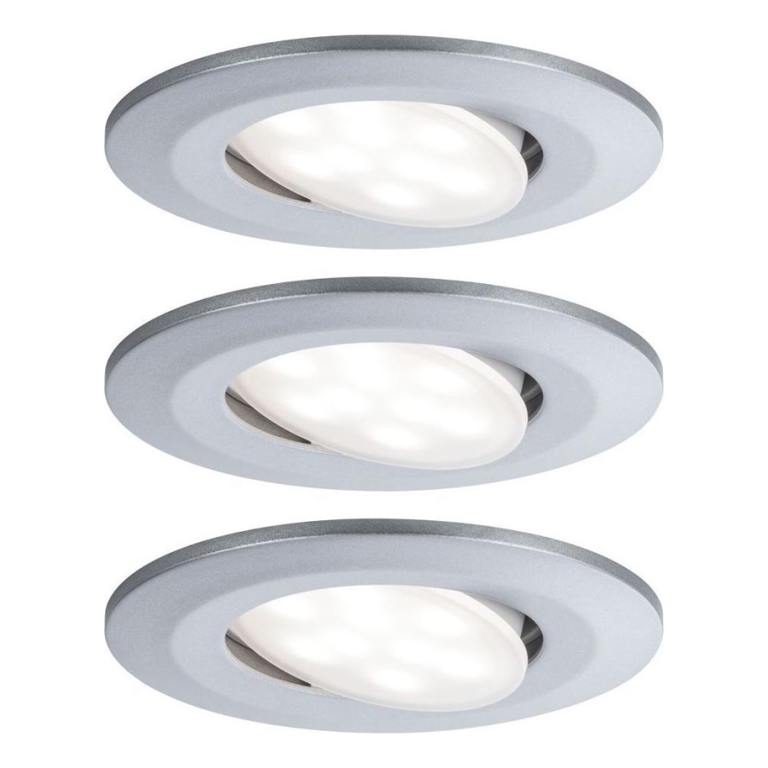 Paulmann 99933 - SET 3x LED/5,2W IP65 Dimmable bathroom recessed light 230V