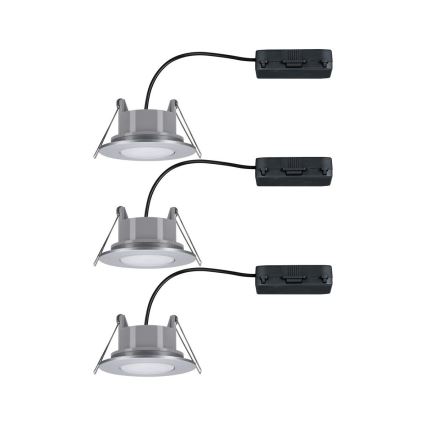 Paulmann 99933 - SET 3x LED/5,2W IP65 Dimmable bathroom recessed light 230V
