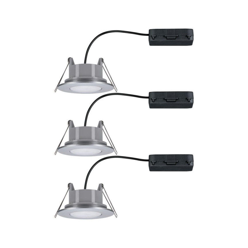 Paulmann 99933 - SET 3x LED/5,2W IP65 Dimmable bathroom recessed light 230V