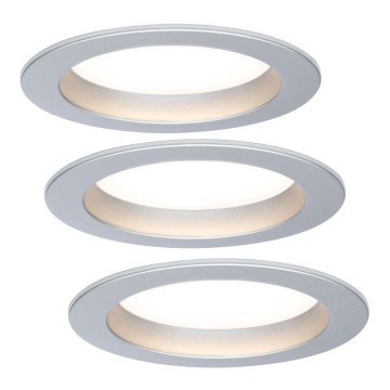 Paulmann TIP 3938 - SET 3xLED/4,5W Recessed light 230V