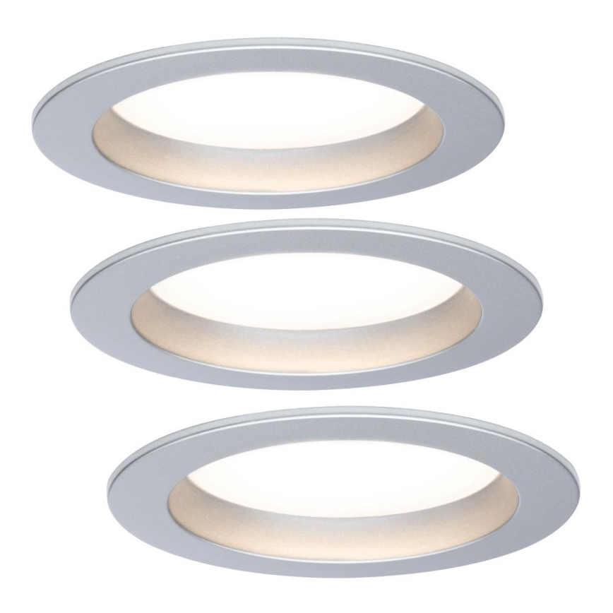 Paulmann TIP 3938 - SET 3xLED/4,5W Recessed light 230V