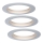 Paulmann TIP 3938 - SET 3xLED/4,5W Recessed light 230V