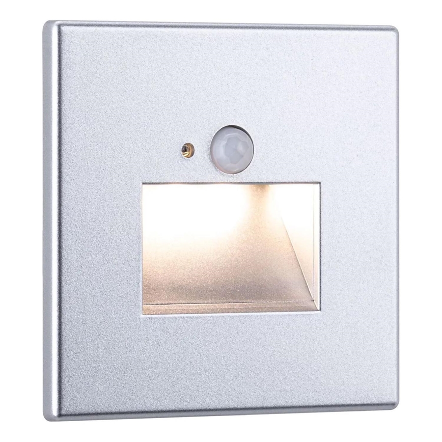 Paulmann  93134 - LED/1,2W Staircase light with sensor EDGE 230V matte chrome
