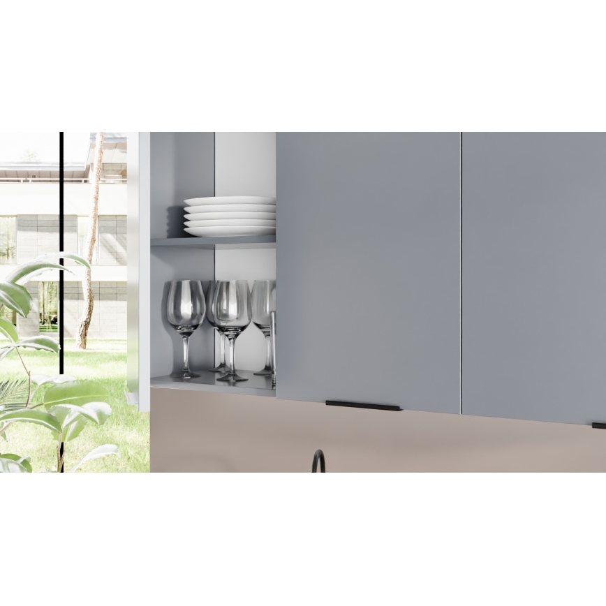 PEARL 240 cm Kitchen Unit, Grey