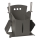 Pellet basket with tools 3 pcs anthracite