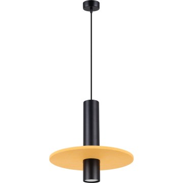 PELTA Cable Pendant Light, 1x GU10/10W/230V — Black/Yellow