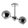 Pendant chandelier 2xE14/60W/230V