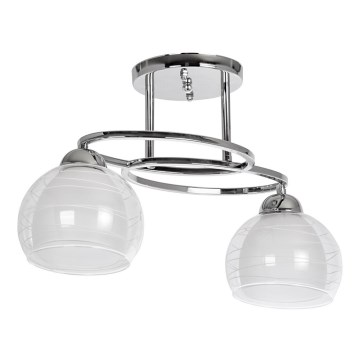 Pendant chandelier 2xE27/60W/230V