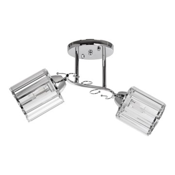Pendant chandelier 2xE27/60W/230V