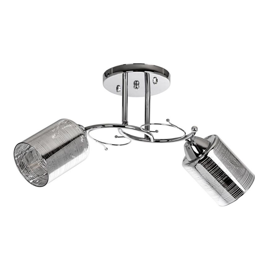 Pendant chandelier 2xE27/60W/230V