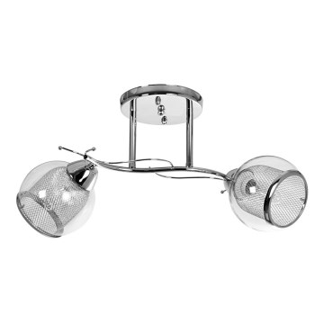 Pendant chandelier 2xE27/60W/230V