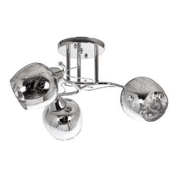 Pendant chandelier 3xE27/60W/230V