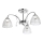 Pendant chandelier 3xE27/60W/230V shiny chrome