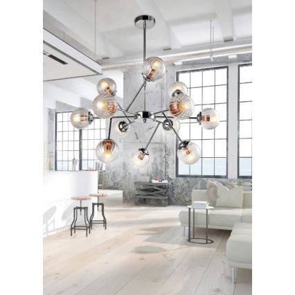 Pendant chandelier BEST 12xE14/40W/230V