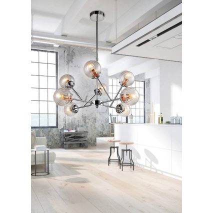 Pendant chandelier BEST 8xE14/40W/230V