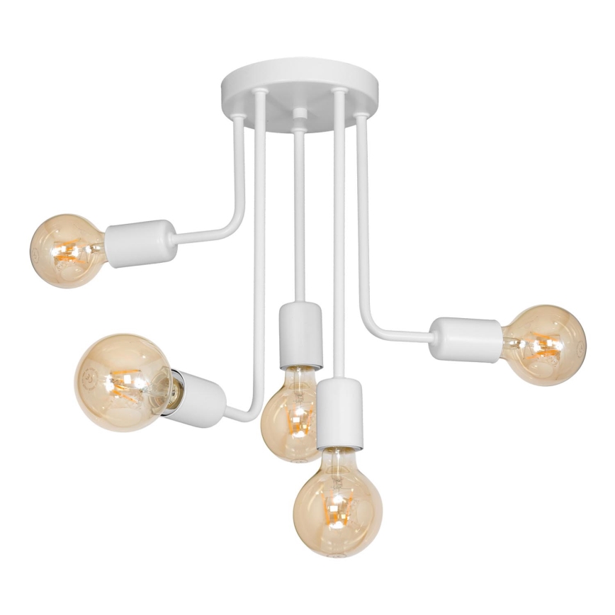 Pendant chandelier CANDELA 5xE27/60W/230V