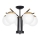 Pendant chandelier CARINA 5xE14/40W/230V