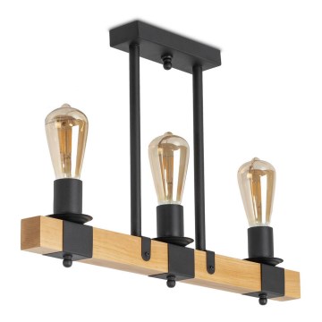 Pendant chandelier DEKO 3xE27/60W/230V