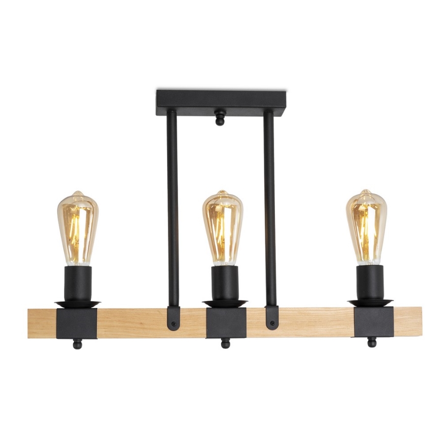 Pendant chandelier DEKO 3xE27/60W/230V