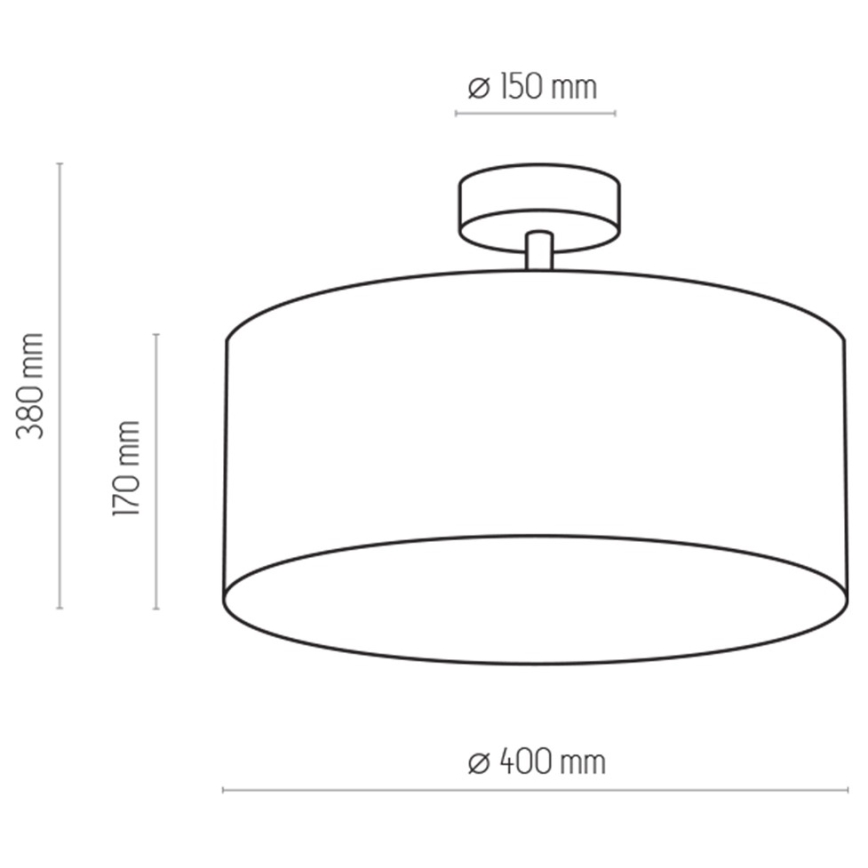 Pendant chandelier FILIPPO 4xE27/60W/230V