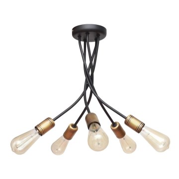 Pendant chandelier HARVARD 5xE27/15W/230V