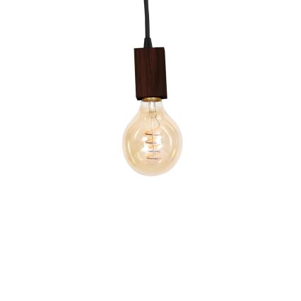 Pendant chandelier JACK 3xE27/40W/230V brown wood