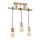 Pendant chandelier JACK 3xE27/40W/230V natural wood