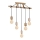 Pendant chandelier JACK 5xE27/40W/230V natural wood